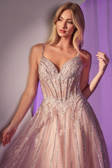 Wynter Gown - Crystal-Embellished A-Line Tulle Dress
