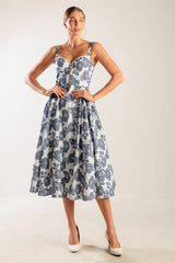 Size Large, EXPLORING NEW INTERESTS MIDI DRESS - FINAL SALE