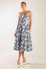 Size Large, EXPLORING NEW INTERESTS MIDI DRESS - FINAL SALE