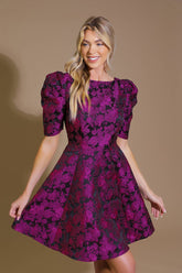 TRUDIE JACQUARD MINI DRESS