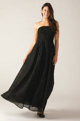 SEARCHING FOR LOVE MAXI DRESS - BLACK