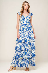 BLUEBELL MEADOWS - FLORAL MAXI DRESS