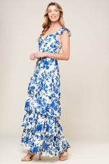 BLUEBELL MEADOWS - FLORAL MAXI DRESS