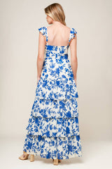 BLUEBELL MEADOWS - FLORAL MAXI DRESS