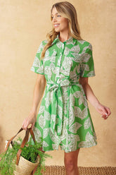 Size Large, MYSTERIES OF THE NIGHT WOVEN MINI DRESS - FINAL SALE