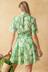 Size Large, MYSTERIES OF THE NIGHT WOVEN MINI DRESS - FINAL SALE