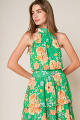 CHARITY HALTER MAXI DRESS