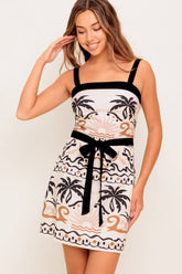 TROPIC NOIR MINI DRESS