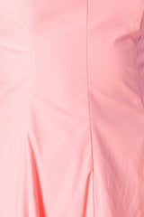 SWEET NOTHINGS SHOULDER BOW MIDI DRESS - PEACH