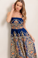 SHARA PRINTED MIDI DRESS