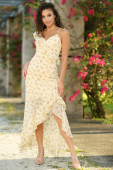 Size 2XL, Linnea Maxi Dress - Yellow Floral - FINAL SALE