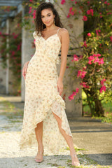 Size 2XL, Linnea Maxi Dress - Yellow Floral - FINAL SALE