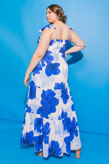 FEEL LIKE MOVING - FLORAL MAXI DRESS