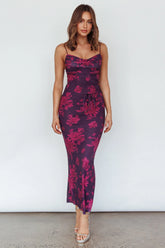 Moana Maxi Dress- Grape