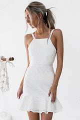 The Shona Dress - White Mini Dress