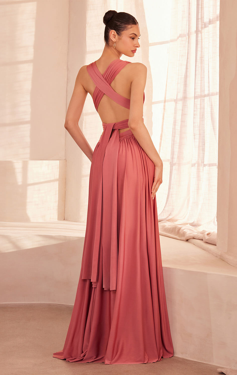 Estelle Convertible Tie Maxi Dress