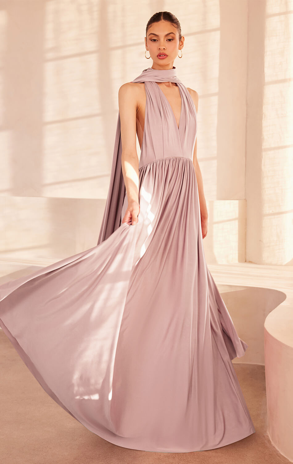 Estelle Convertible Tie Maxi Dress