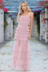 Georgia Maxi Dress - Blush
