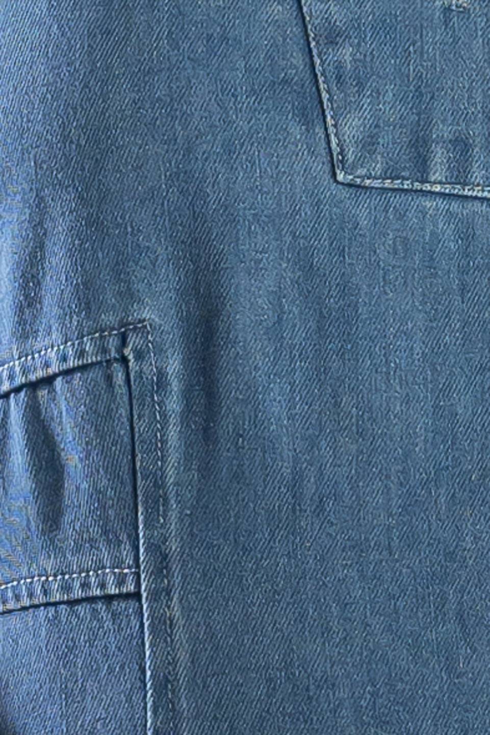 Size Medium, THE GENEVIEVE DENIM MIDI DRESS - FINAL SALE