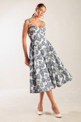 Size Large, EXPLORING NEW INTERESTS MIDI DRESS - FINAL SALE