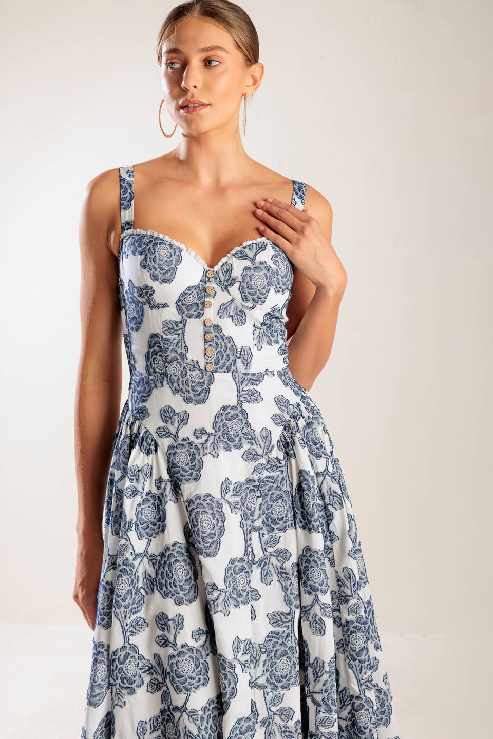 Size Large, EXPLORING NEW INTERESTS MIDI DRESS - FINAL SALE