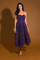 Size Small, IN MY MEMORIES WOVEN ORGANZA MIDI DRESS - FINAL SALE