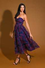 Size Small, IN MY MEMORIES WOVEN ORGANZA MIDI DRESS - FINAL SALE