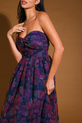 Size Small, IN MY MEMORIES WOVEN ORGANZA MIDI DRESS - FINAL SALE