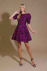 TRUDIE JACQUARD MINI DRESS