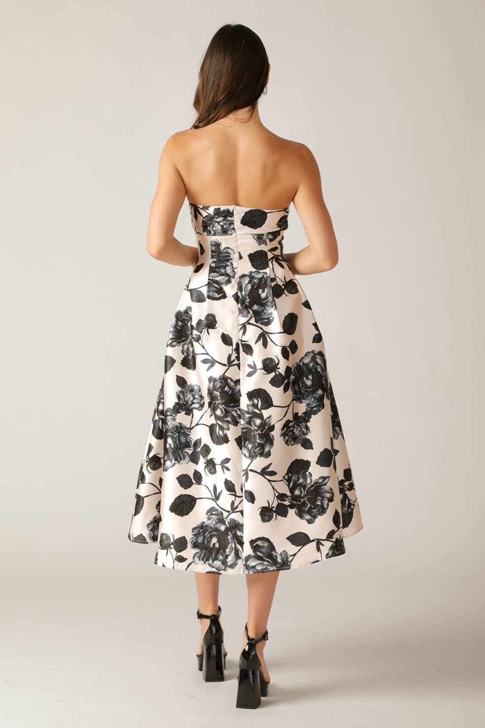 Size Large, LOST IN THE STORY WOVEN MIDI DRESS - FINAL SALE