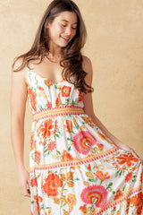 SUMMER SANGRIA MAXI DRESS - RED