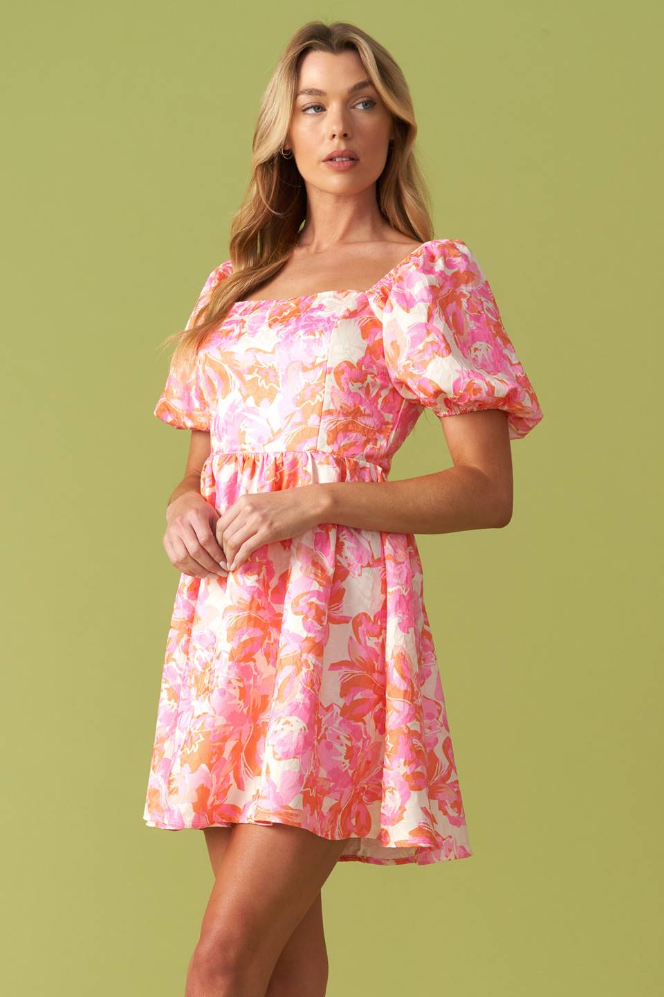 Size 2XL, ALWAYS GOOD WOVEN MINI DRESS- FINAL SALE