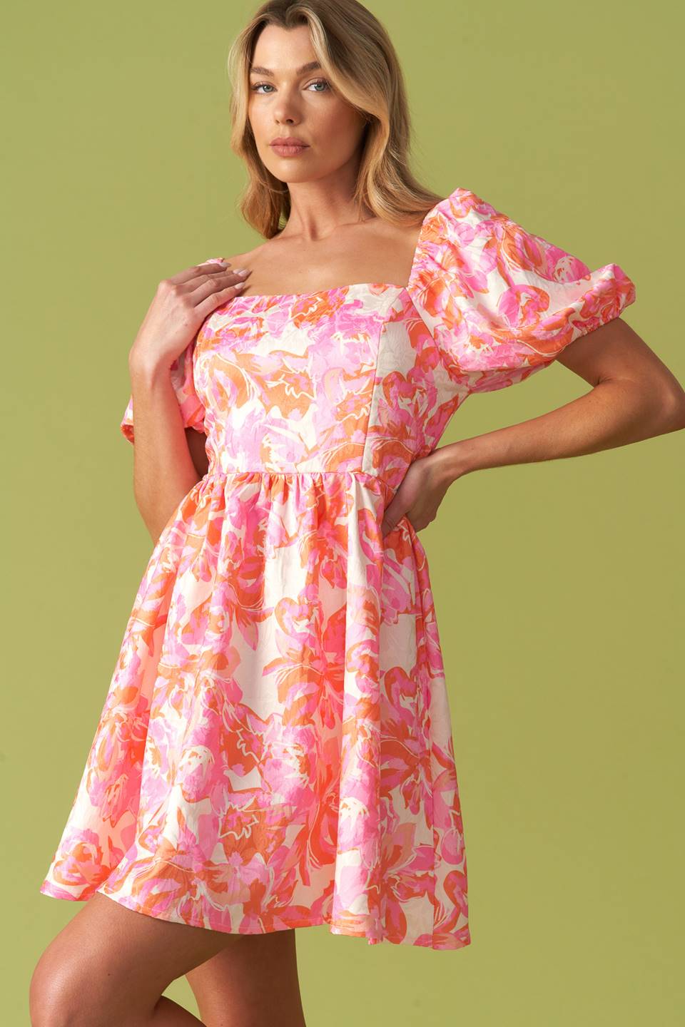 Size 2XL, ALWAYS GOOD WOVEN MINI DRESS- FINAL SALE