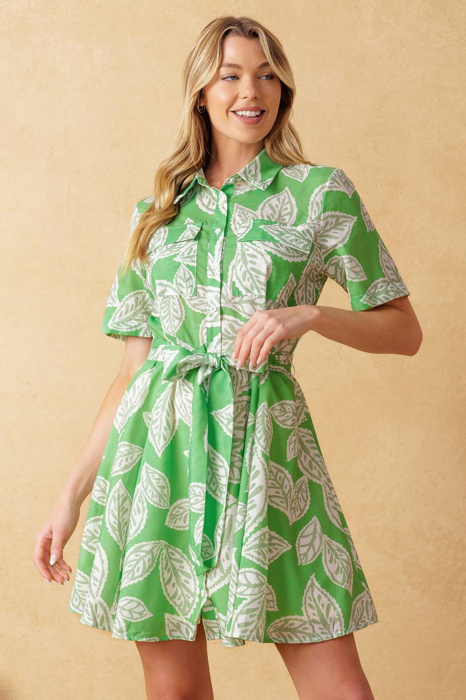 Size Large, MYSTERIES OF THE NIGHT WOVEN MINI DRESS - FINAL SALE