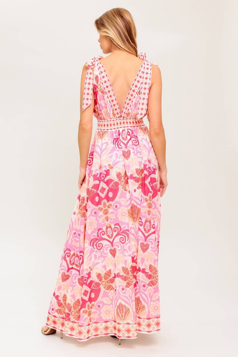 VINEYARD BLUSH MAXI DRESS - PINK