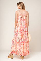 SECRET GARDEN MAXI DRESS - PINK