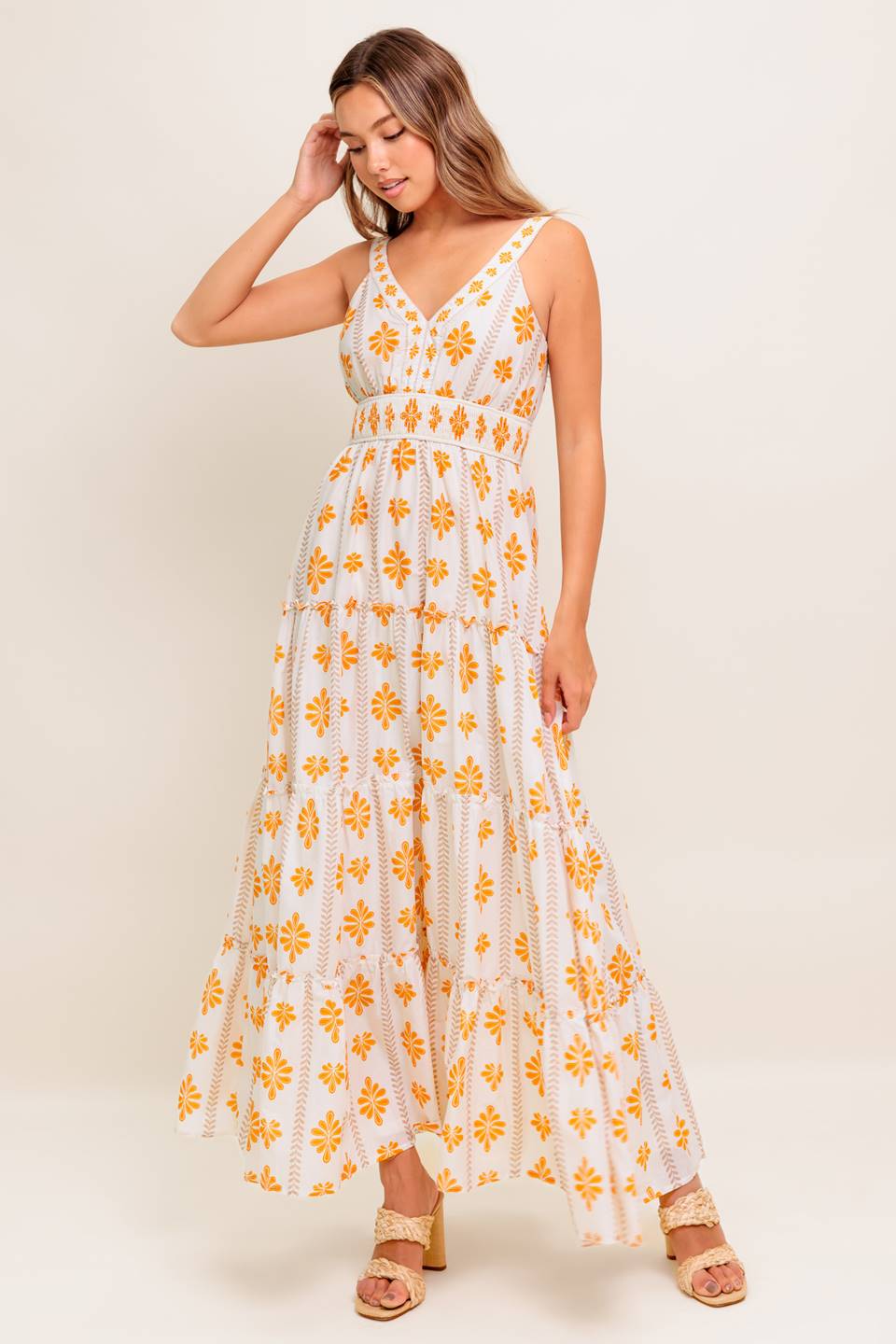 DAILY DELIGHT MAXI DRESS - YELLOW
