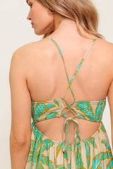AUGUSTINE TROPICAL MAXI DRESS