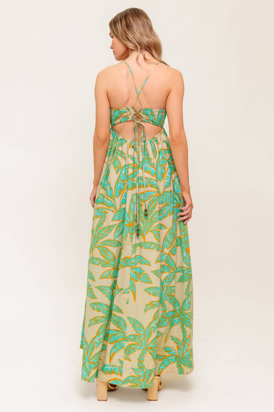 AUGUSTINE TROPICAL MAXI DRESS
