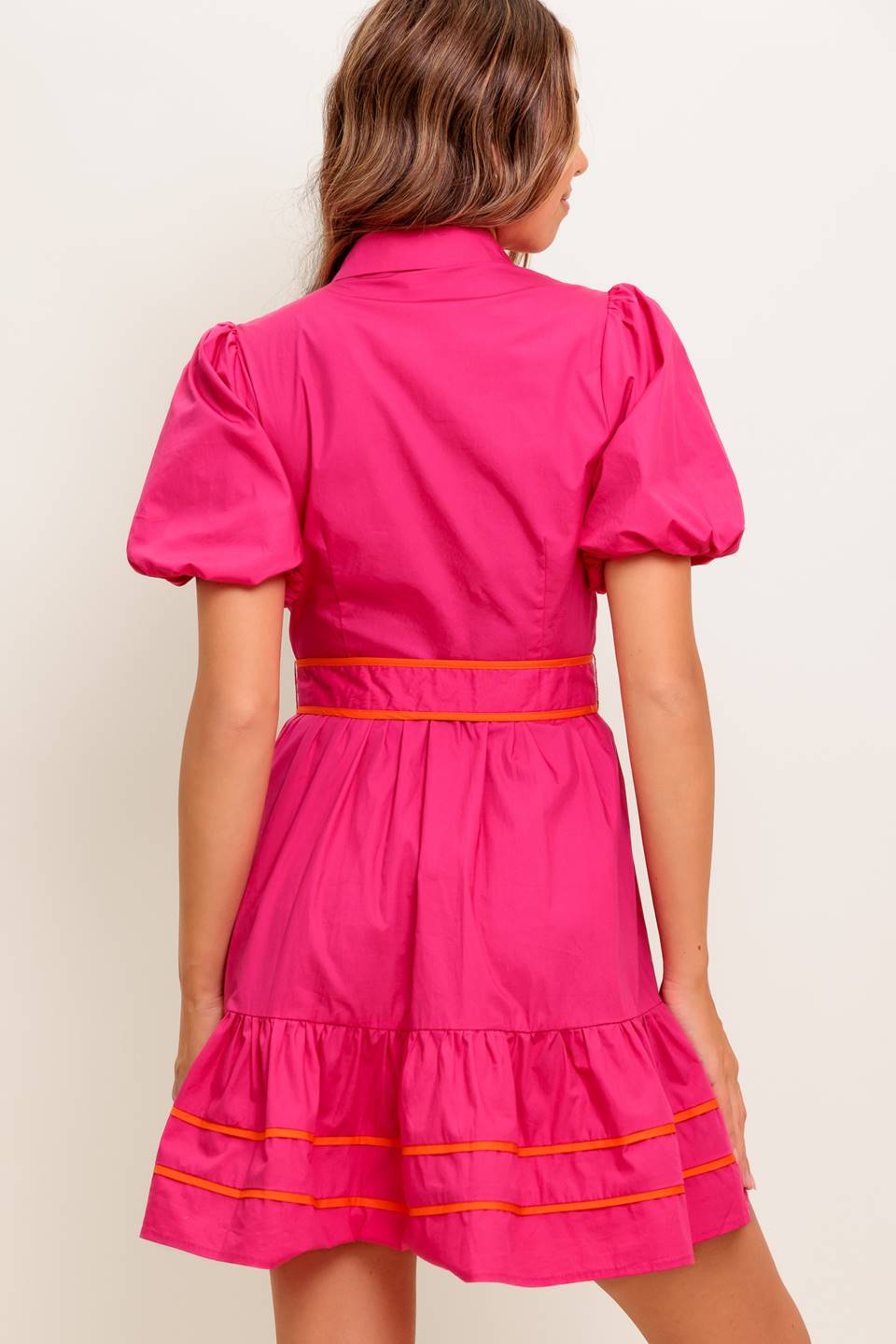 Size Large, VIVA MINI DRESS - FUCHSIA - FINAL SALE