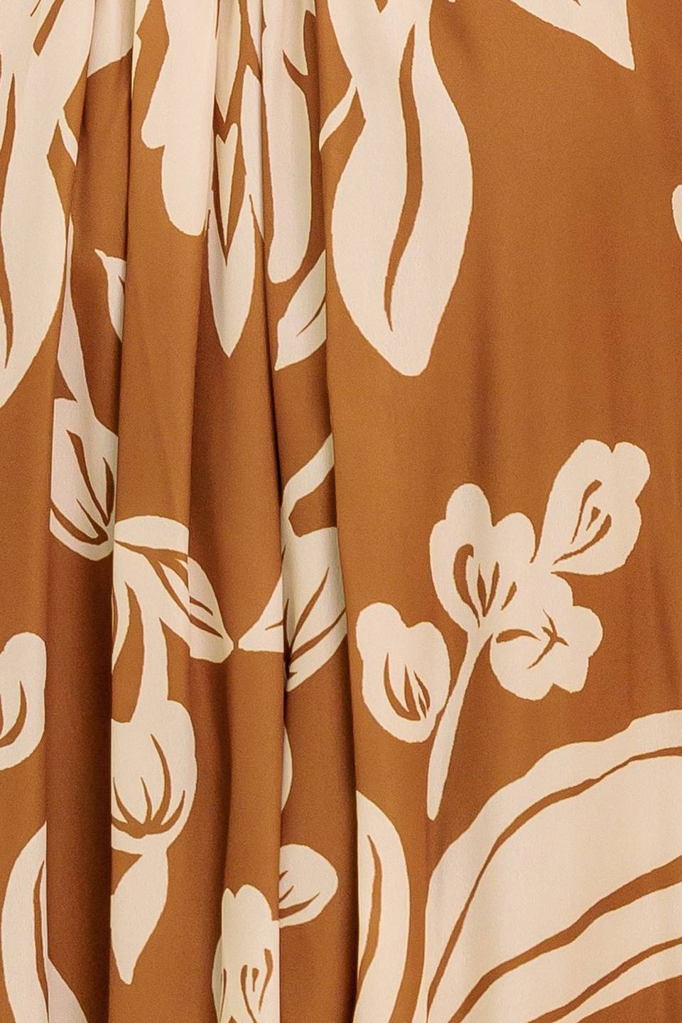 PILAR HALTER MAXI DRESS - BROWN