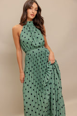 KATHLEEN MAXI DRESS - DARK SAGE