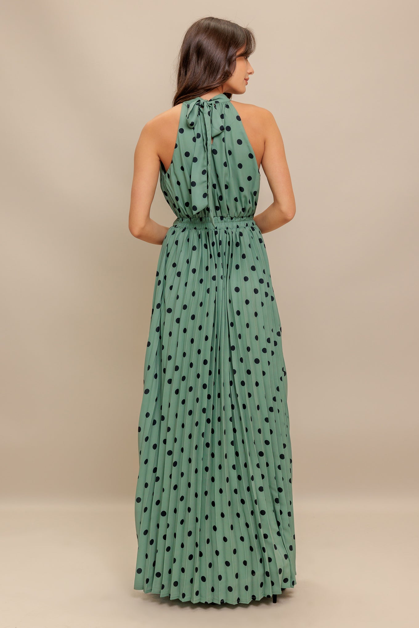 KATHLEEN MAXI DRESS - DARK SAGE