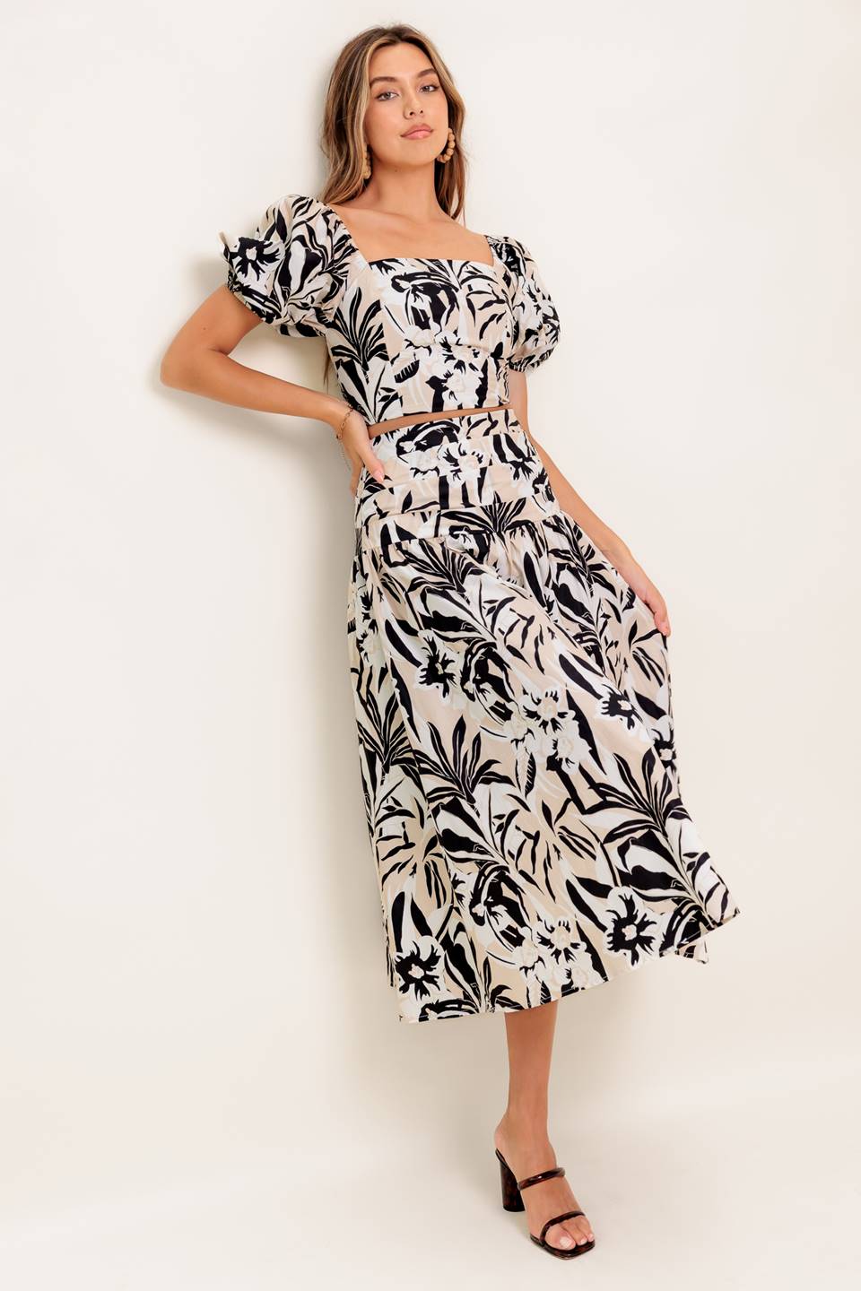 MILA ISLAND INSPIRED TOP & SKIRT SET