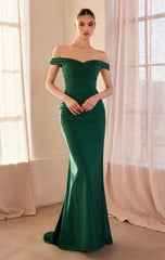 Tinsley Gown - Off-the-Shoulder Long Dress