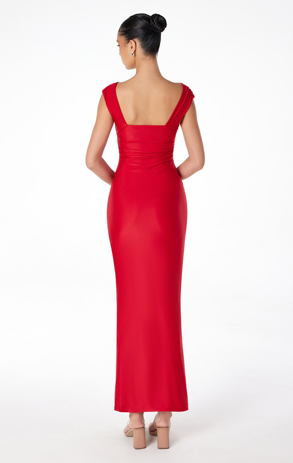 ROMI STRETCH JERSEY MAXI DRESS