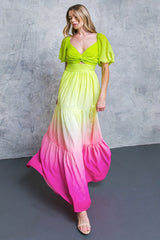 Size Medium, AS FREE AS THE OCEAN WOVEN MAXI DRESS - FINAL SALE